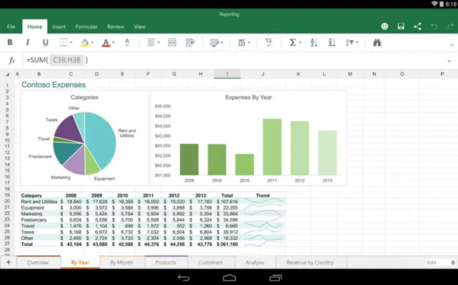 Microsoft Excel android App screenshot 3