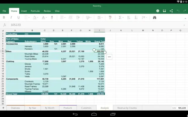 Microsoft Excel android App screenshot 4